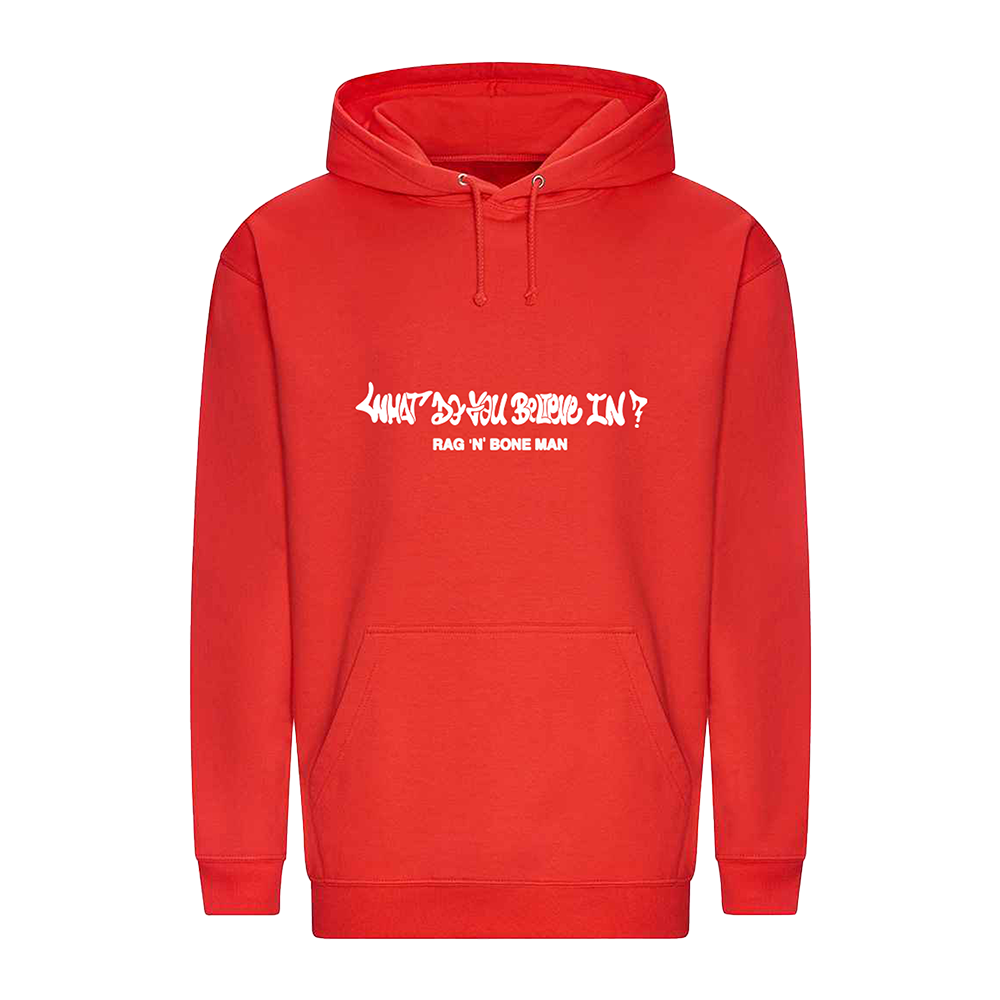 ‘I Believe In Love’ Red Hoodie