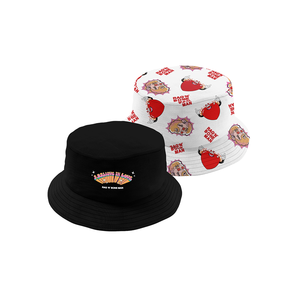 ‘I Believe In Love’ Reversible Bucket Hat