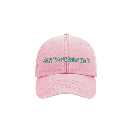 What Do You Believe In? Pink Hat