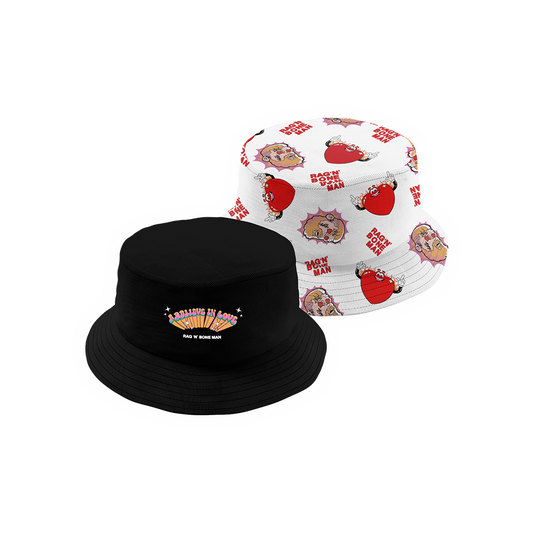 ‘I Believe In Love’ Reversible Bucket Hat